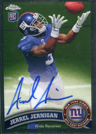 Jerrel Jernigan Autographed 2011 Topps Chrome Rookie Card