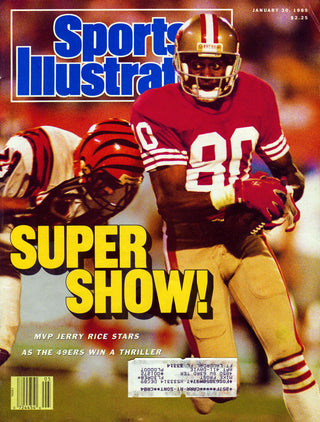 Jerry Rice Unsigned January 1989 Sports Illustrated Magazine