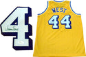 Jerry West Autographed Los Angeles Lakers Jersey (JSA)