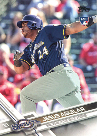 Jesus Aguilar 2017 Topps Rookie Card #503
