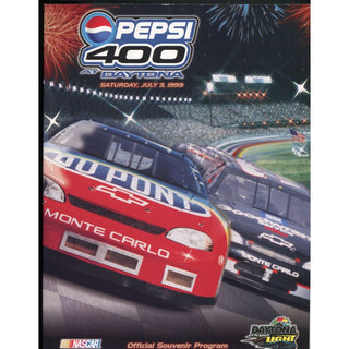 Daytona Pepsi 400 Official Program 1999