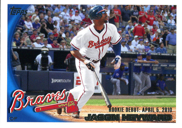 Jason Heyward Unsigned 2010 Topps Rookie Card