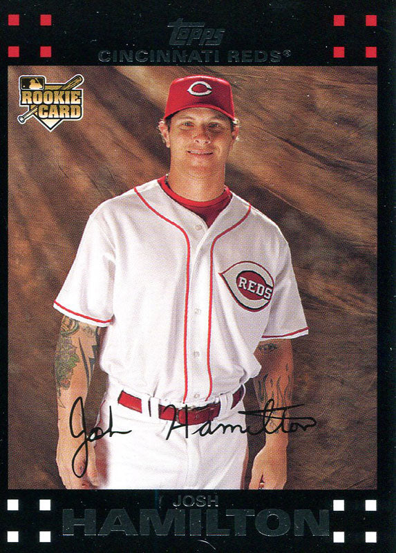 Josh Hamilton Unsigned 2007 Topps Rookie Card