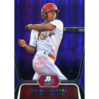 Oscar Taveras Unsigned 2012 Bowman Platinum Rookie Card