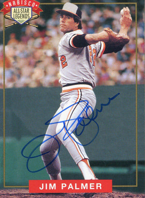 Jim Palmer Autographed 1994 Nabisco Card