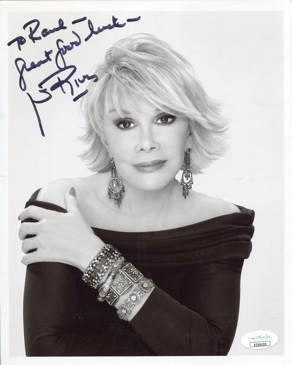 Joan Rivers Autographed 8x10 Photo (JSA)