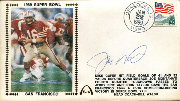 Joe Montana Autographed Gateway First Day Cover
