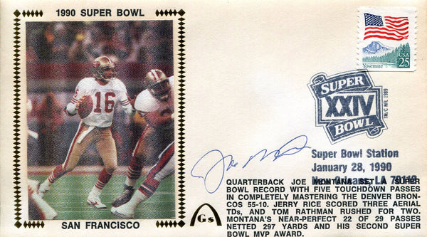 Joe Montana Autographed Gateway First Day Cover