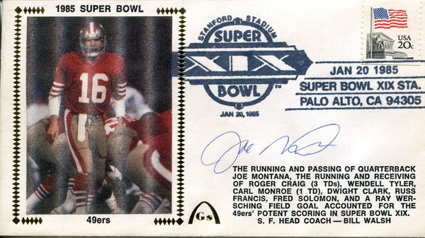 Joe Montana Autographed Gateway First Day Cover