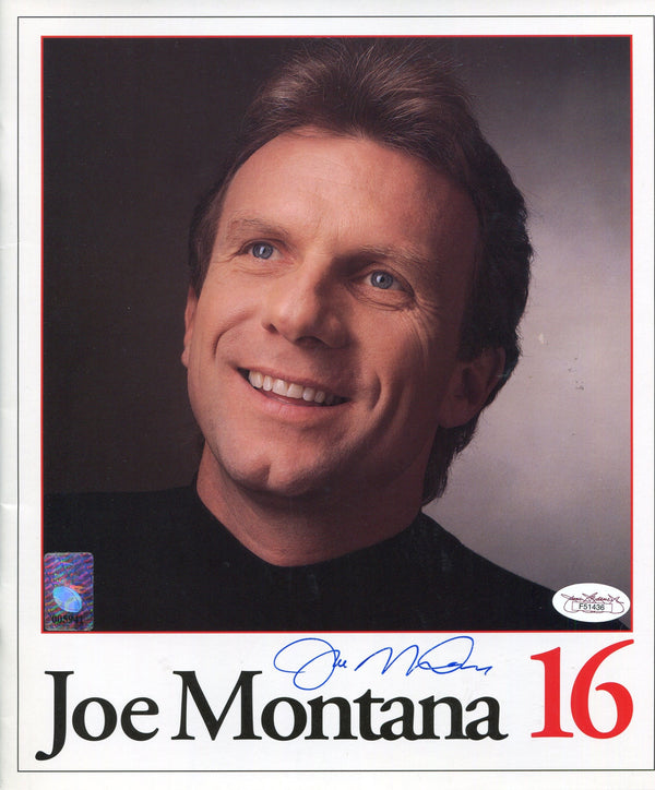 Joe Montana Autographed Program (JSA)