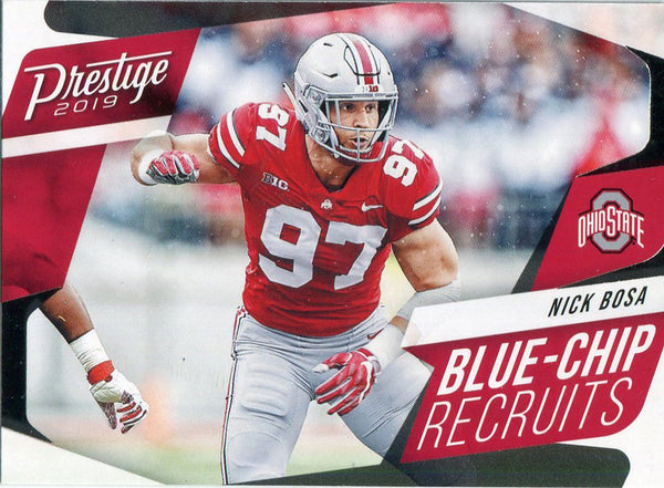 Nick Bosa 2019 Panini Prestige Rookie Card