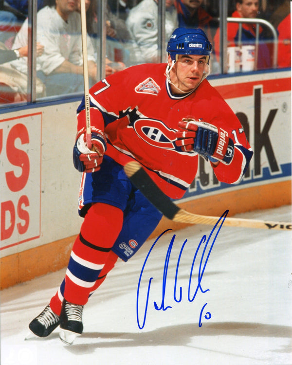 John LeClair Autographed Montreal Canadiens 8x10 Photo