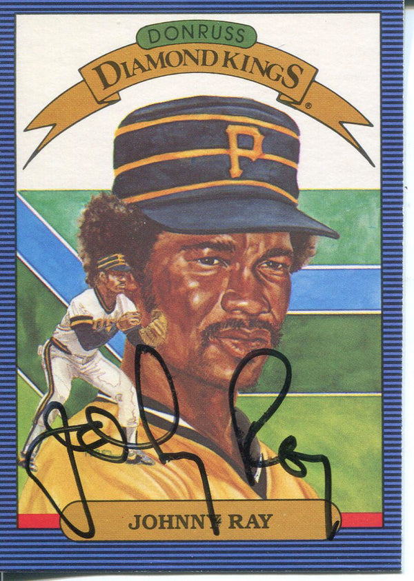 Johnny Ray Autographed 1986 Donruss Card