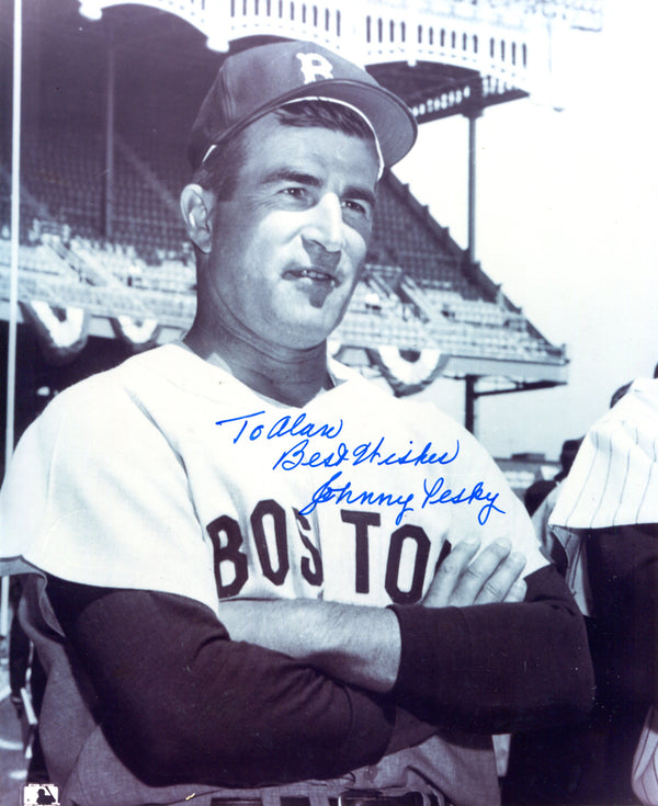 Johnny Pesky Autographed 8x10 Photo