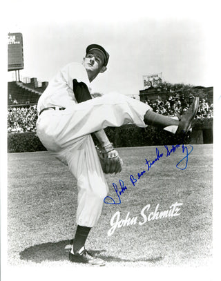 Johnny Schmitz Autographed 8x10 Photo
