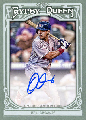 Jon Jay Autographed 2013 Topps Gypsy Queen Card