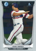 Jose Abreu Unsigned 2014 Bowman Chrome Rookie Card