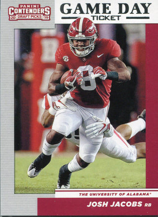 Josh Jacobs 2019 Panini Contenders Rookie Card