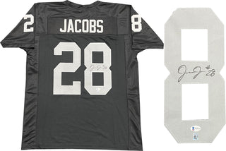 Josh Jacobs Autographed Oakland Raiders Custom Jersey (BVG)