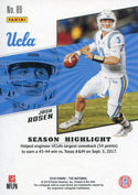 Josh Rosen 2018 Panini The National Rookie Card Back