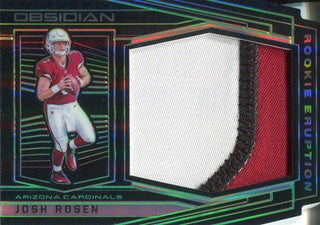 Josh Rosen 2018 Panini Obsidian Rookie Jersey Card