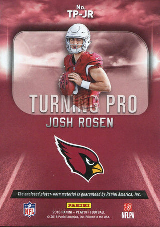 Josh Rosen 2018 Panini Playoff Rookie Card Back