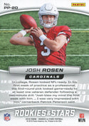 Josh Rosen 2018 Panini Rookie and Stars Rookie Card Back