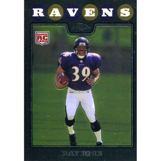Ray Rice Unsigned 2008 Topps Chrome Rookie Card