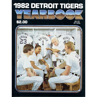 1982 Detriot Tigers Unsigned Yearbook