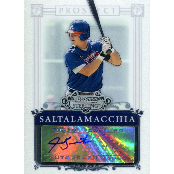 Jarrod Saltalamacchia Autographed 2006 Bowman Sterling Card