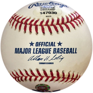 Juan Marichal AUtographed Baseball Back