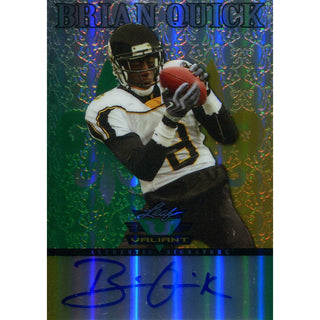 Brian Quick Autographed 2012 Leaf Valiant Card