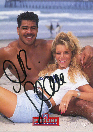Junior Seau Autographed Pro Line Card 