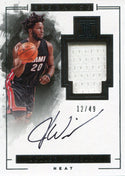 Justise Winslow Autographed 2016-17 Panini Impeccable Rookie Jersey Card