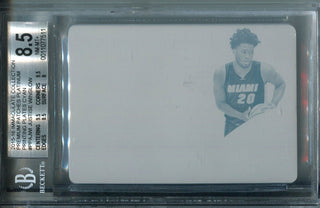 Justise Winslow 2015-16 Immaculate Collection Printing Plate Card (BVG)