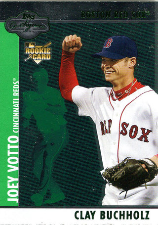 Clay Buchholz Unsigned 2008 Topps Co-Signers Rookie Card