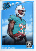 Kalen Ballage 2018 Panini Optic Rookie Card