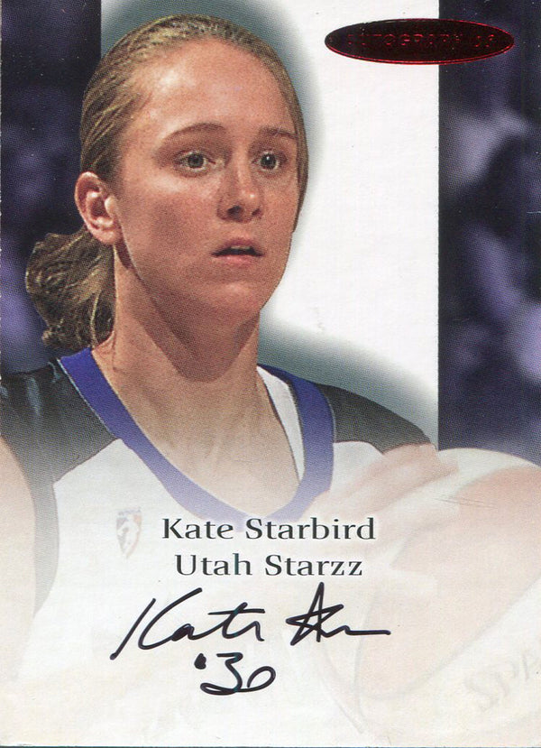 Kate Starbird Autographed 2000 Fleer Skybox Card