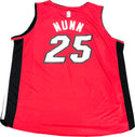 Kendrick Nunn Autographed Miami Heat Red Jersey (JSA)