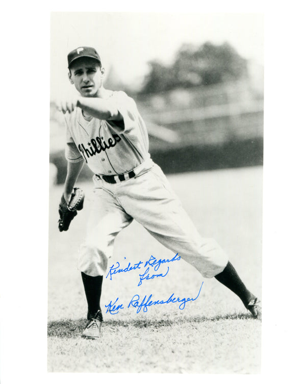 Ken Raffensberger Autographed 8x10 Photo