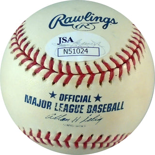 Kevin Mench Autographed Baseball Back