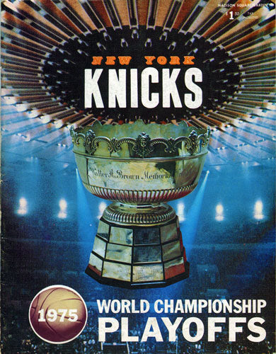 1975 New York Knicks World Championship Playoff Program