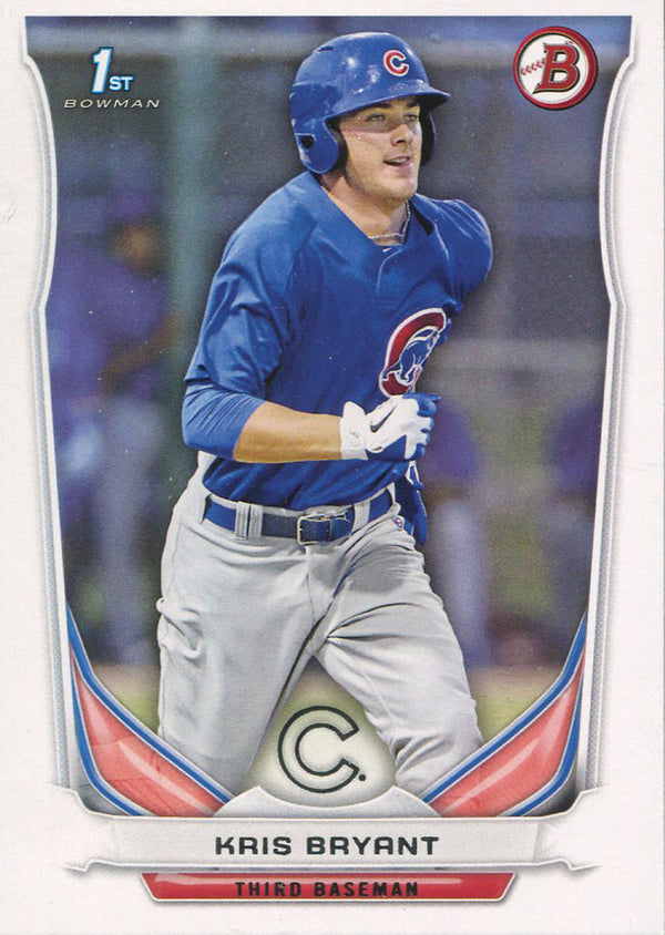 Kris Bryant Unsigned 2014 Topps Bowman Chrome Rookie Card