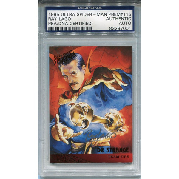 Ray Lago Autographed Dr. Strange Ultra Card 1995