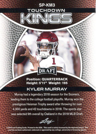 Kyler Murray 2019 Leaf Draft Rookie Card