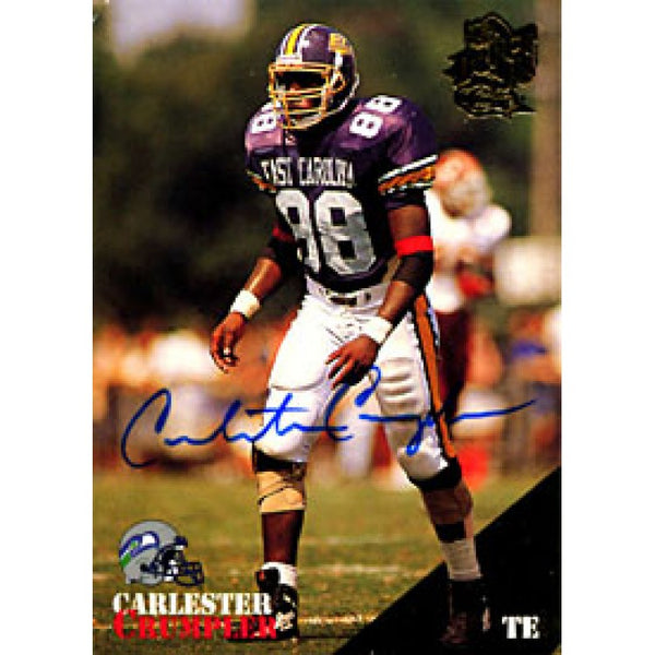Carlester Crumpler Autographed / Signed 1994 Classic Football Card
