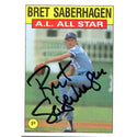 Bret Saberhagen Autographed 1986 Topps Card