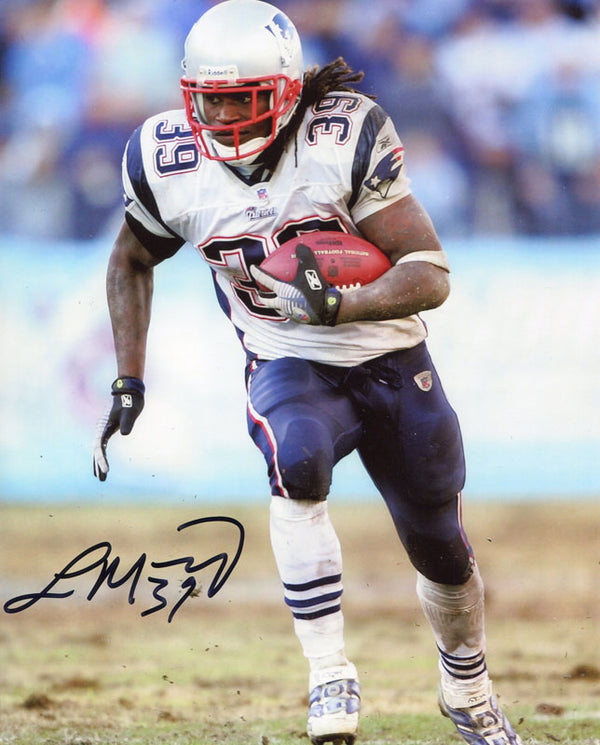 Laurence Maroney Autographed New England Patriots 8x10 Photo