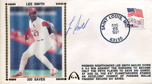 Lee Smith Autographed Gateway First Day Cover