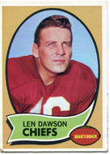 Len Dawson Unsigned 1970 Topps Card